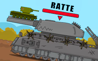 Tanks 2D Battle with Ratte Preview