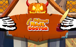 Crazy Halloween Nail Doctor Game Preview