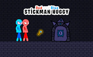Red and Blue Stickman Rope Game Cover