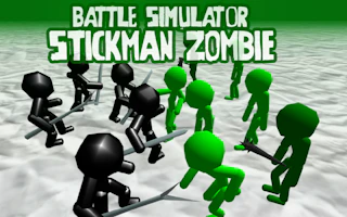 Battle Simulator Stickman Zombie Game