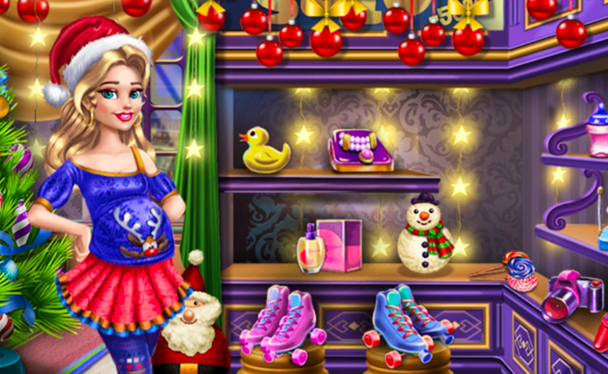 Mommy Shopping Xmas Gifts Game