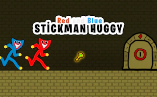 Red and Blue Stickman Huggy Game