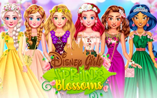 Princess Girls Spring Blossoms Game