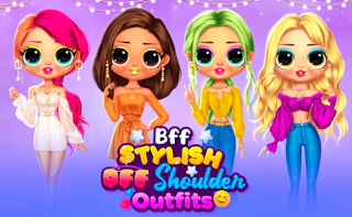 Bff Stylish Off Shoulder Outfits Game Preview
