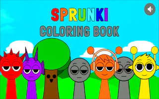 Sprunki Coloring Book Game