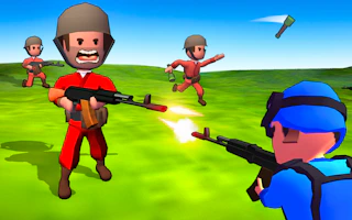 Little Commander - Red vs Blue Game