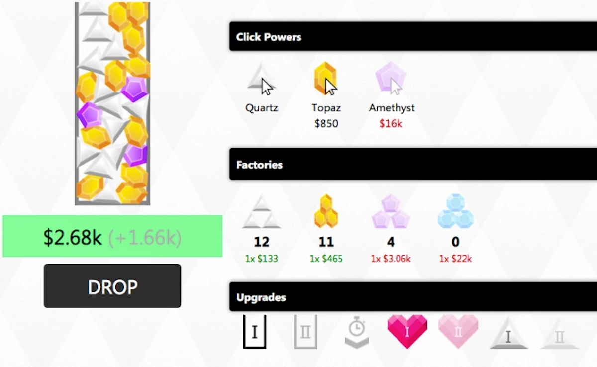 Gem Drop Game Preview