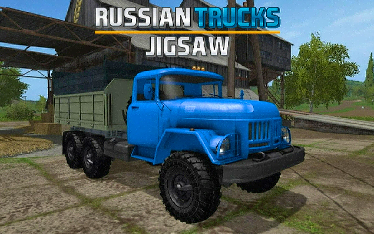 Russian Trucks Jigsaw Preview