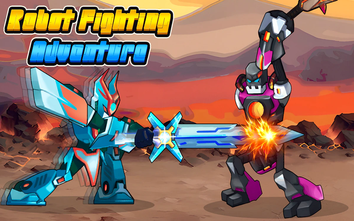 Robot Fighting Adventure Game