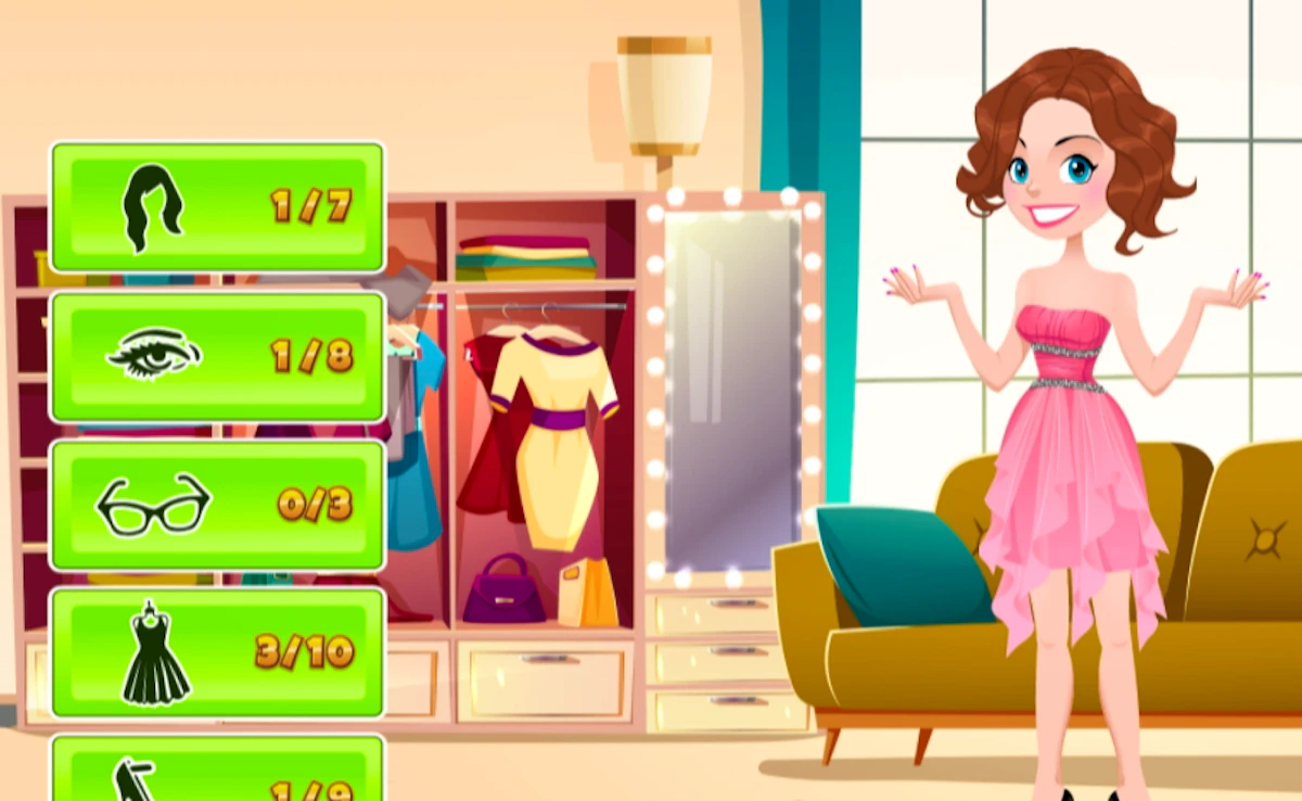 Julie Dress Up Game