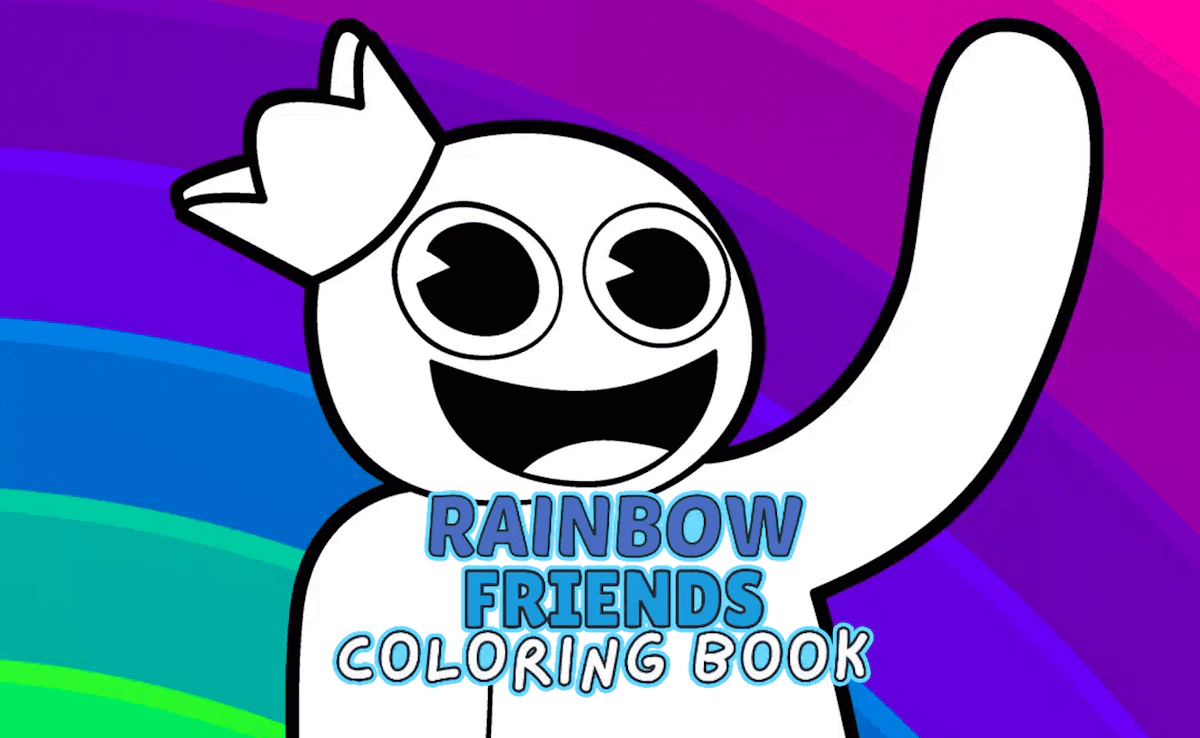 Rainbow Friends Coloring Book Game