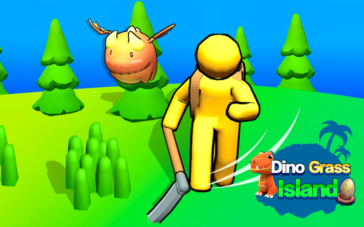 Dino Grass Island Game