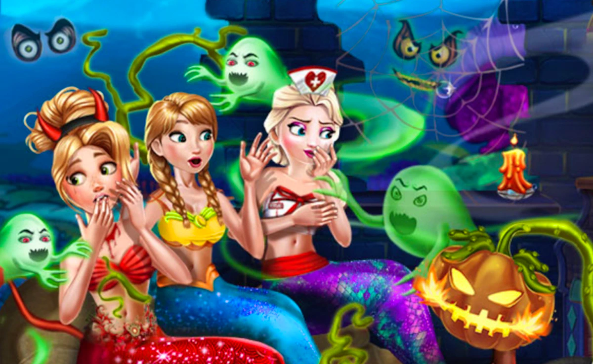 Mermaid Haunted House Game