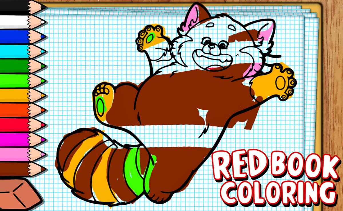 Red Coloring Book Game