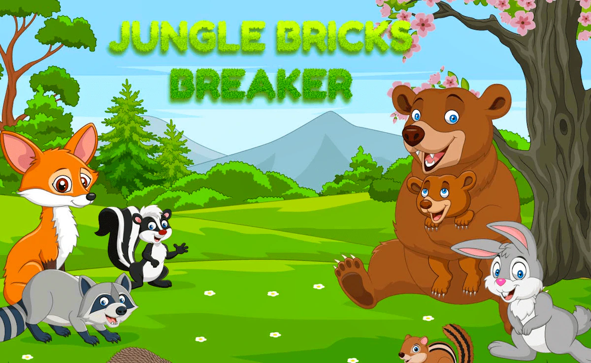 Jungle Bricks Breaker Game
