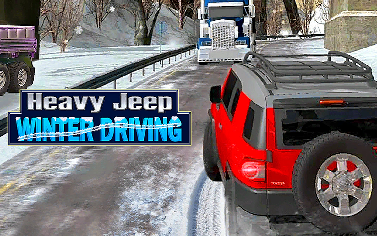 Heavy Jeep Winter Driving Game