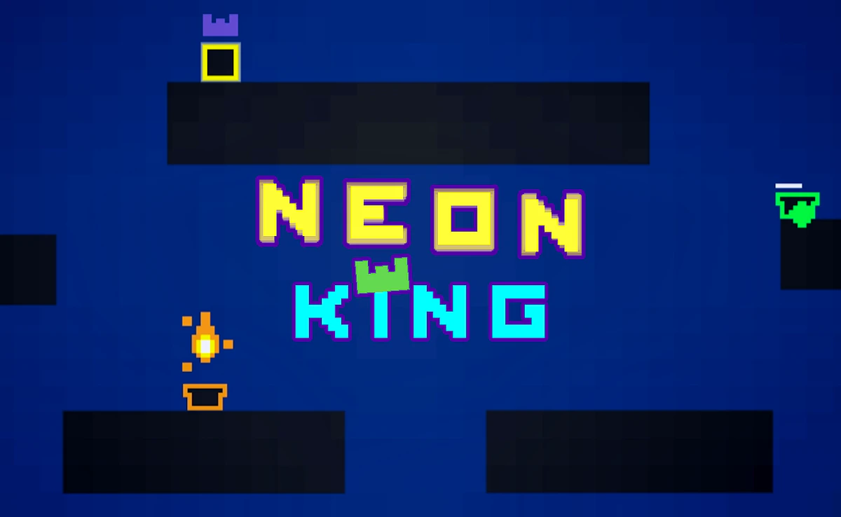 Neon King - A Local Multiplayer Platformer